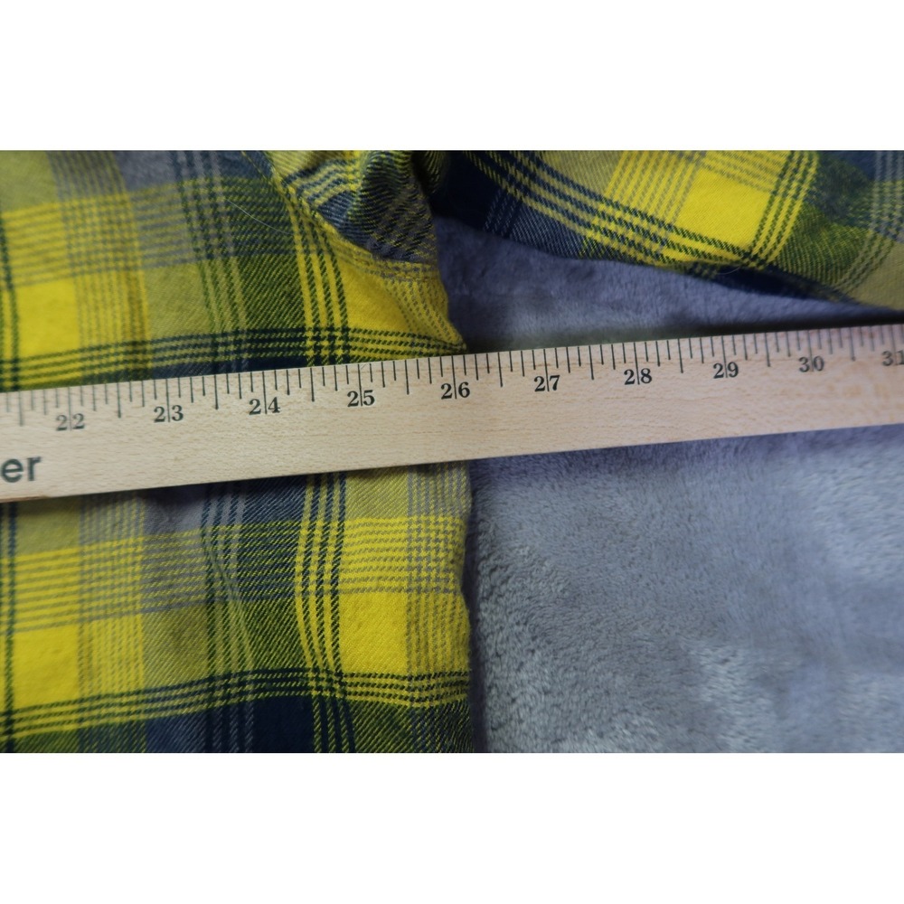 Columbia Sportswear Michigan Wolverines Flannel Long Sleeve Shirt Men's L - Picture 9 of 10